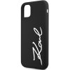 Karl Lagerfeld KLHCN61SKSVGK iPhone 11 / Xr  6.1 czarny/black hardcase Silicone Signature